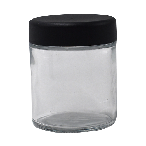Clear Glass Tall Jars, 8oz, 58-400 neck finish, No Caps, case/24