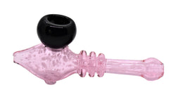 5.5" Pink Tube Premium Hand Glass - (1 Count)-Hand Glass, Rigs, & Bubblers