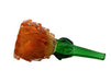 6" Pineapple Inspired Hand Glass - Color May Vary - (1 Count)-Hand Glass, Rigs, & Bubblers