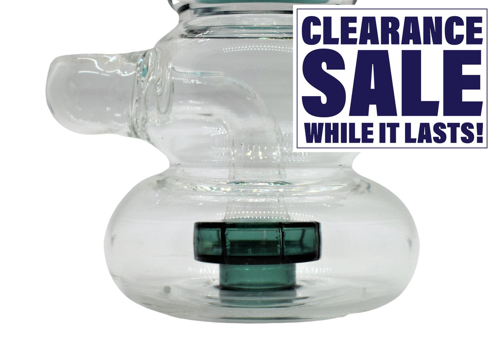 8" Oval Beaker Bubbler - Color May Vary - (1 Count)-Hand Glass, Rigs, & Bubblers