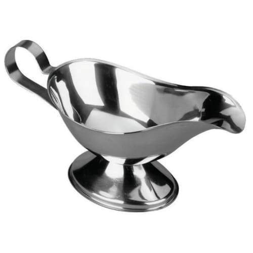 8 Oz Stainless Steel Gravy Boat - (1 Count)-Processing and Handling Supplies