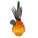 8” Pineapple Decorative - Glass Bubbler - Color May Vary - (1 Count)-Hand Glass, Rigs, & Bubblers