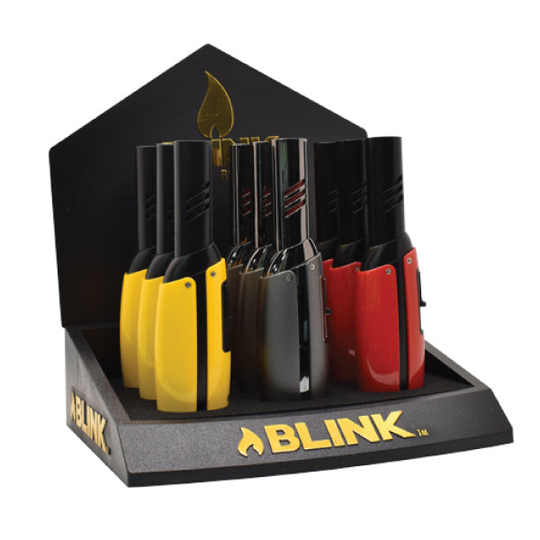 918 - Blink Deco Flair Single Flame Torch - (9 Count Display)-Lighters and Torches