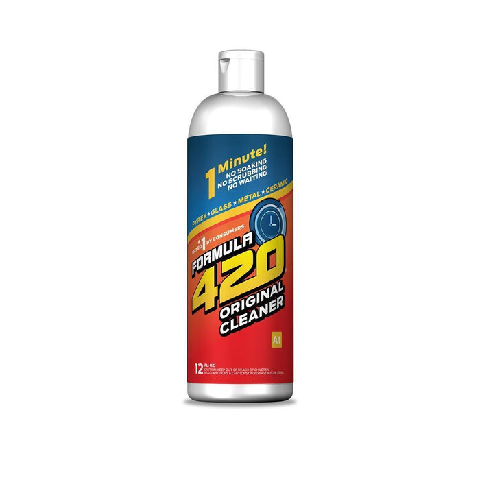 A1 - FORMULA 420 ORIGINAL CLEANER 12oz (1CT, 5CT OR 10 Count)-Hand Glass, Rigs, & Bubblers