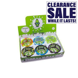 Alien Ape Glass Ashtray W/Silicone Sleeve - (6 Count Display)-Rolling Trays and Accessories
