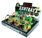 Blink Glass Ashtrays - Rasta #2 - (6 Count Display)-Rolling Trays and Accessories
