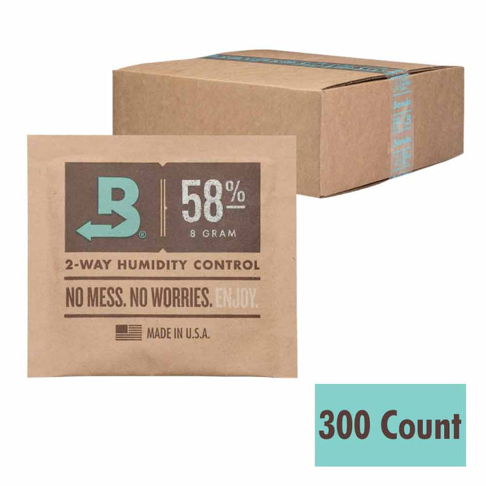 Boveda 58% Large Humidity Pack 8 Gram - (300 Count)-Humidity Packs