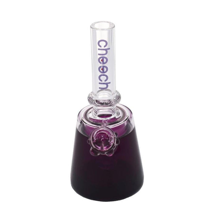 Cheech - 8" Water Bubbler With Glycerin - Various Colors - (1 Count)-Hand Glass, Rigs, & Bubblers