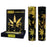 Clipper Full Metal Gold Leaves With Individual Case - (12 Count Display)-Lighters and Torches