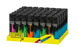 Clipper Jet Flame Lighter - Nebula Design - (48, 240 OR 480 Count)-Lighters and Torches