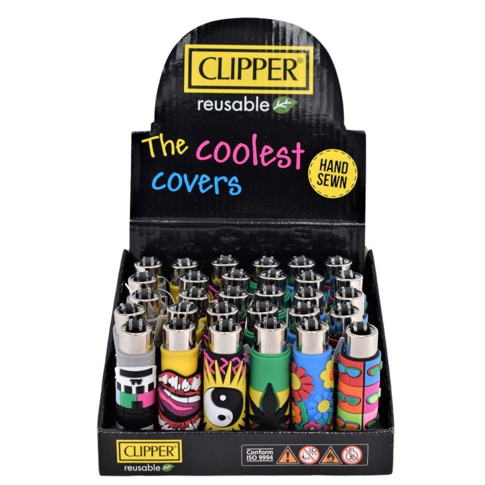 Mushroom Cover Clipper POP Lighters 30 Count Display — MJ Wholesale