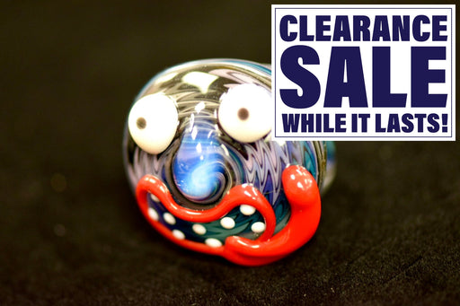 Custom Heady Glass - Monster Way Ring - Various Colors/Sizes - (1 Count)-Hand Glass, Rigs, & Bubblers