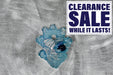 Custom Heady Glass - Nimbus Third Eye Blue Heart Pendant - (1 Count)-Hand Glass, Rigs, & Bubblers