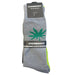 Everbright Marijuana Printed Men's Ankle Casual Socks (3 Pairs Per Pack) - Color May Vary - (1 Count)-Novelty, Hats & Clothing