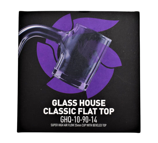 Glass House Classic Flat Top 14mm Male Bangor - (1 Count)-Hand Glass, Rigs, & Bubblers
