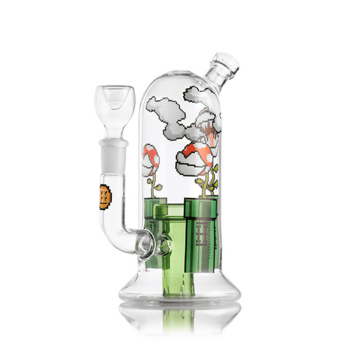 Hemper 7" Gaming Flower Water Bubbler - (1 Count)-Hand Glass, Rigs, & Bubblers