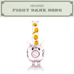 Hemper Piggy Bank Bong - (1 Count)-Hand Glass, Rigs, & Bubblers
