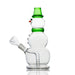 Hemper Snowman Mini Water Bubbler - Various Colors - (1 Count)-Hand Glass, Rigs, & Bubblers