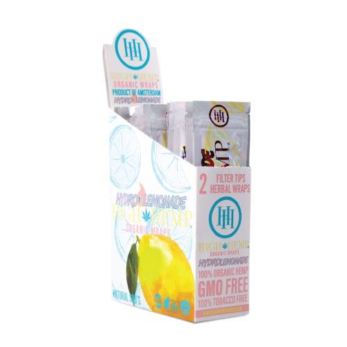 High Hemp Organic Wraps - Various Flavors - (25 Packs Per Display)-Papers and Cones