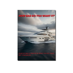 "How Bad Do You Want It?" Motivational Poster-Poster