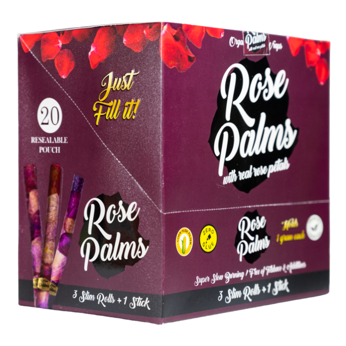 MINI Rose Palms - Gummy Bear - Real Rose Petal Flavoured Pre-Rolls