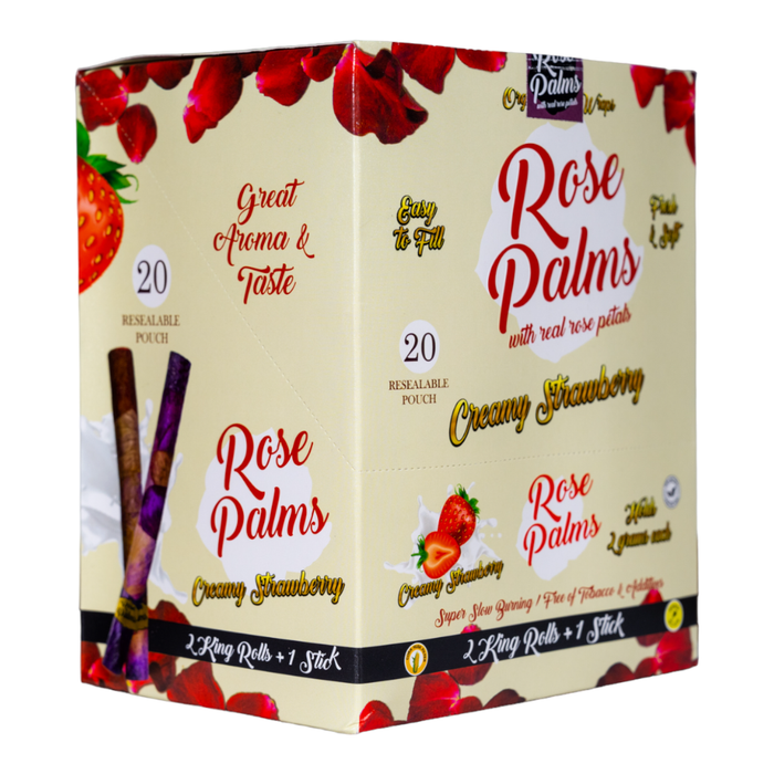 SLIM Rose Palms - Original - Real Rose Petal Flavoured Pre-Rolls – Cali  Online