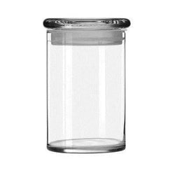 W Gallery 100 Clear 116mm Pop Top Tubes - Airtight Smell Proof Containers -  Plastic Medical Grade Prescription Bottles for Pills Herbs Flowers
