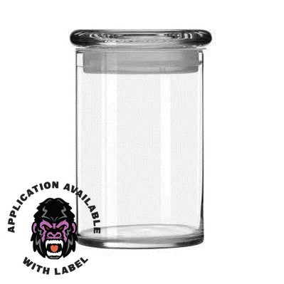 4- 22 oz Clear Glass Candle Jar & Lid ready for fill, Other Quantities  Available