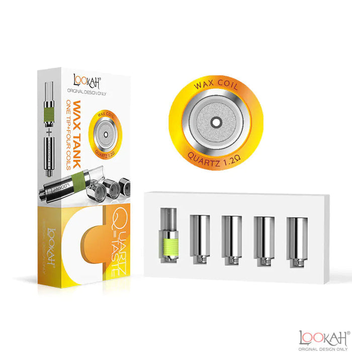 Lookah 510 Wax Tanks (1 Tip and 4 Coils Per Pack) - Shop Type-A MJ Wholesale Lookah 510 Wax Tanks (1 Tip and 4 Coils Per Pack) - Shop Type-A MJ Wholesale