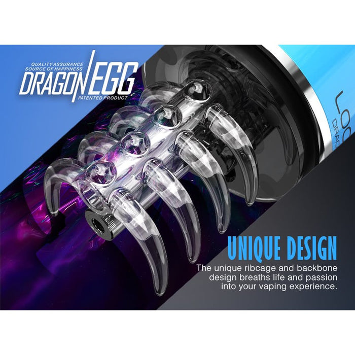 Lookah Dragon Egg E-Rig Vaporizer - Various Colors - (1 Count)-Vaporizers, E-Cigs, and Batteries