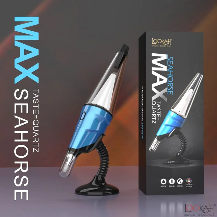 Lookah Seahorse Max Dab Pen - Various Colors - (1 Count)-Vaporizers, E-Cigs, and Batteries