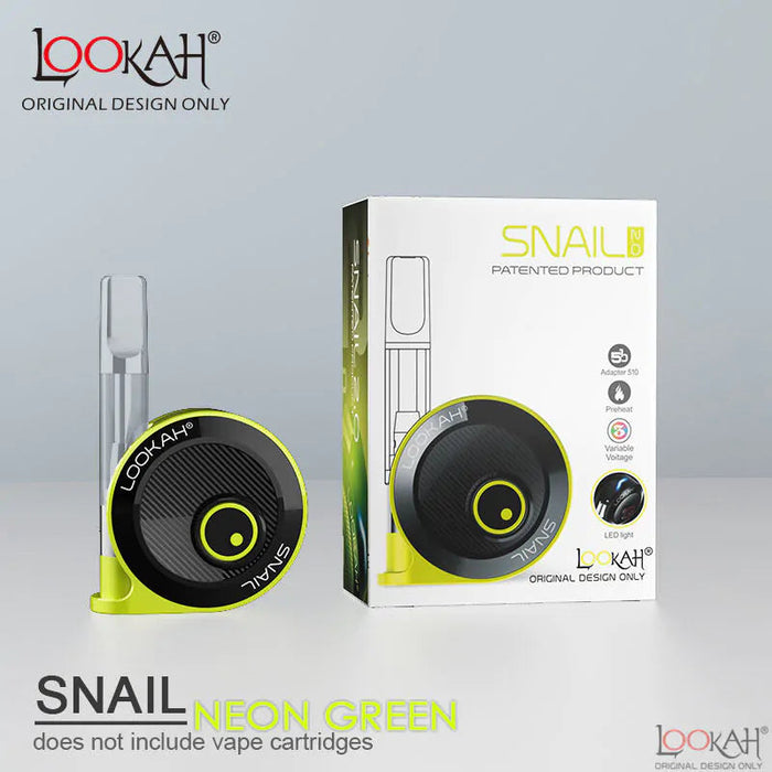 Lookah Snail 2.0 510 Battery - Various Colors - (1 Count)-Vaporizers, E-Cigs, and Batteries