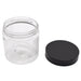 MASTER-STOCK 4 oz Clear Pet Plastic Single Wall Jar-Glass Jars