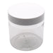 MASTER-STOCK 4 oz Clear Pet Plastic Single Wall Jar-Glass Jars