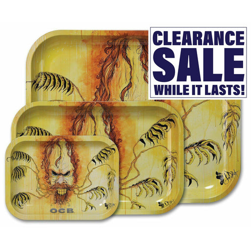 OCB Rolling Tray Sasquatch Artist Series - Small, Medium, or Large - (1 Count)-Rolling Trays and Accessories