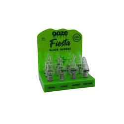 OOZE Fiesta Glass Globe With Dual Quartz Coil - (12 Count Display)-Vaporizers, E-Cigs, and Batteries