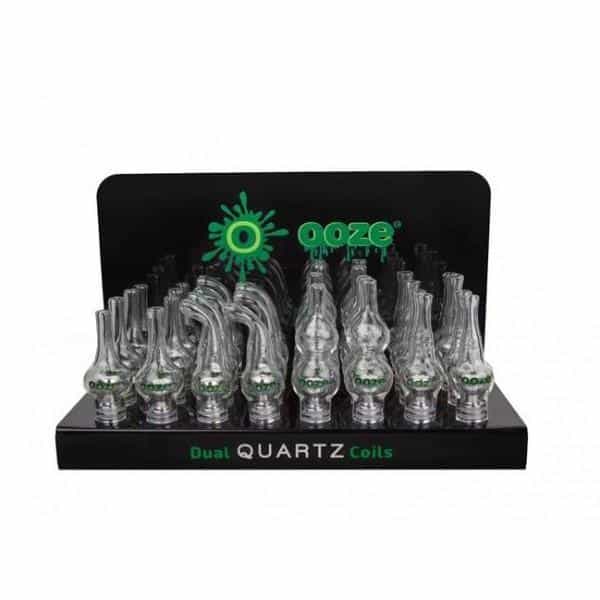 OOZE Glass Globe With Dual Quartz Coil - (32 Count Display)-Vaporizers, E-Cigs, and Batteries