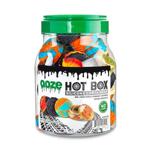 OOZE Hot Box Silicone Container - 40 Count Per Jar — MJ Wholesale