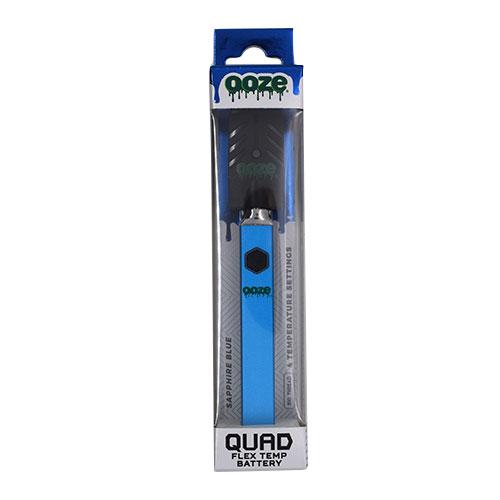 Ooze Quad - 510 Thread 500 mAh Square Vape Pen Battery - Lighter USA