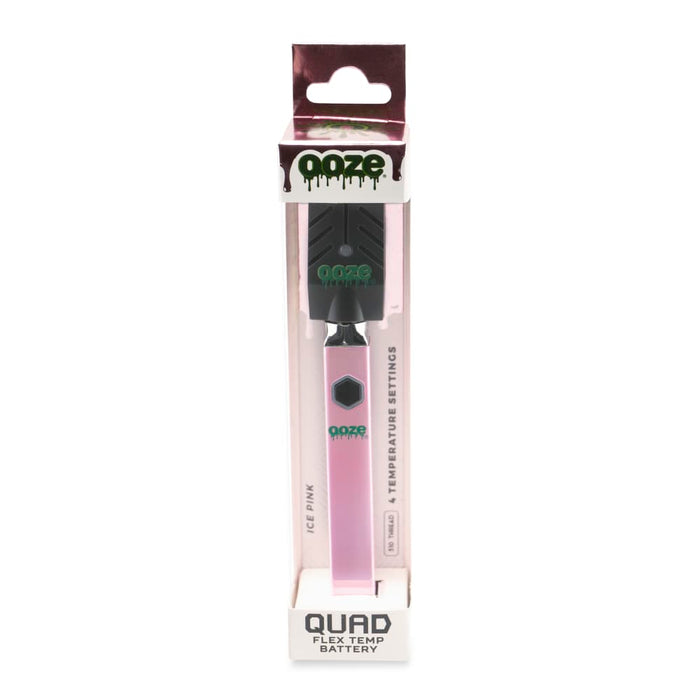 OOZE Quad 510 Thread 500 mAh Square Vape Pen Battery with USB Charger MJ Wholesale OOZE Quad 510 Thread 500 mAh Square Vape Pen Battery with USB Charger MJ Wholesale