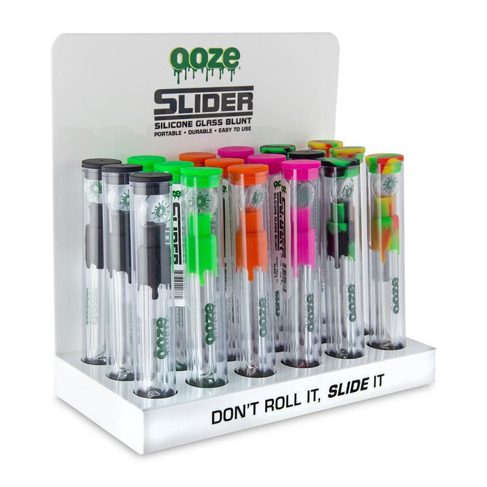 OOZE Slider Glass Blunt - 18 Count Display — MJ Wholesale