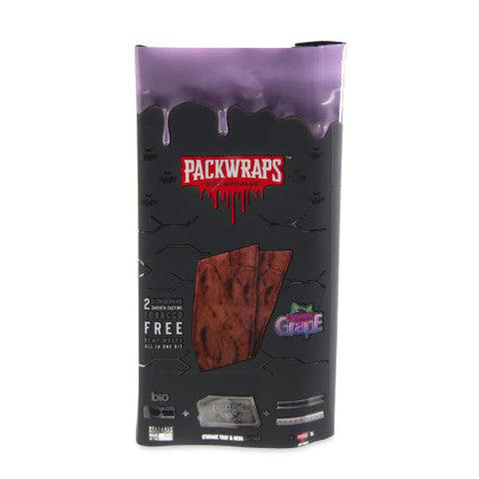 Packwraps X Twisted Hemp Designer Hemp Wraps -2 Wraps Per Pack - Various Flavors - (1 Count)-Papers and Cones