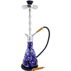 Pharaohs Petra Hookah - Midnight Blue - (1 Count)-Hand Glass, Rigs, & Bubblers
