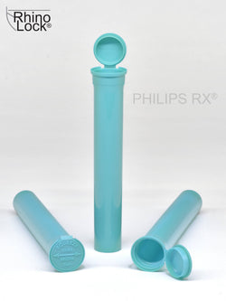 Philips RX 116mm Blunt Tube - Aqua - CPSC Child Resistant (475 Count)-Joint Tubes & Blunt Tubes