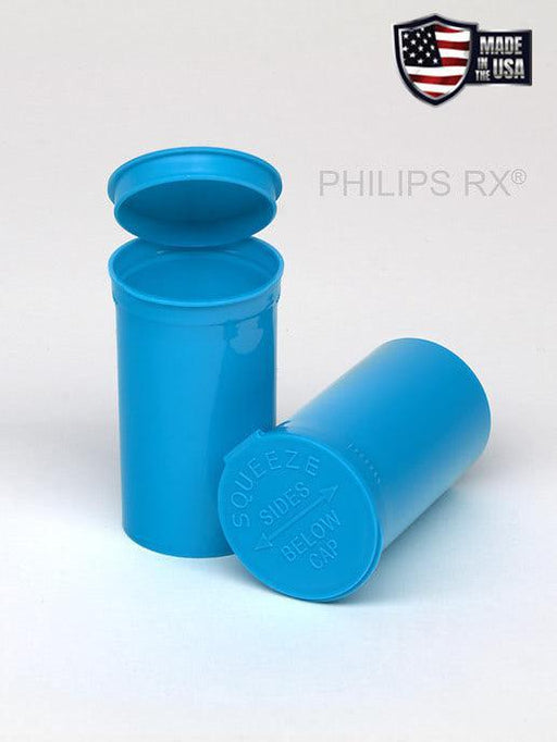 19 Dram, 225 pcs, Transparent Green Pop Top Containers Pop Top Vial.