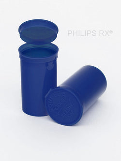CLEAR POP-TOP PLASTIC VIALS 2-3/4 PKG(10)