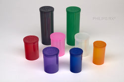 Philips RX 30 Dram Pop Top Vial - 1/4 Oz - Child Resistant - Clear - Translucent (150 Count)-Pop Top Vials