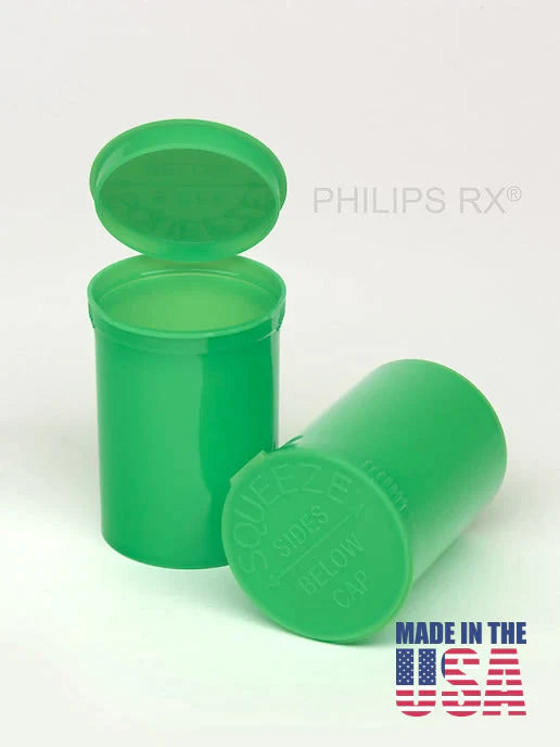 Philips RX Pop Top Lime Green Bundle (13 Dram, 19 Dram, 30 Dram, 60 Dram & 116mm Joint Tubes)-