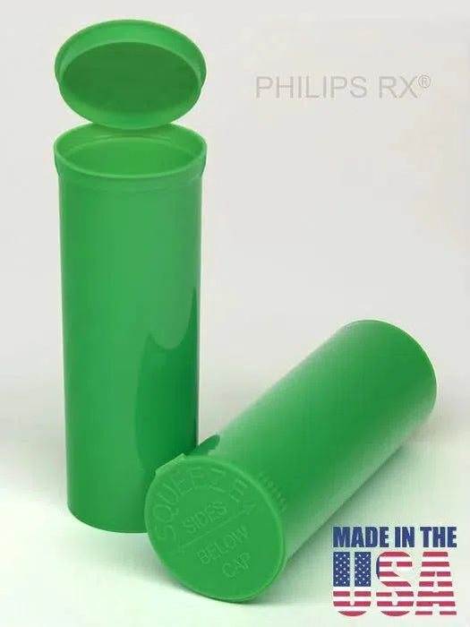 Philips RX Pop Top Lime Green Bundle (13 Dram, 19 Dram, 30 Dram, 60 Dram & 116mm Joint Tubes)-