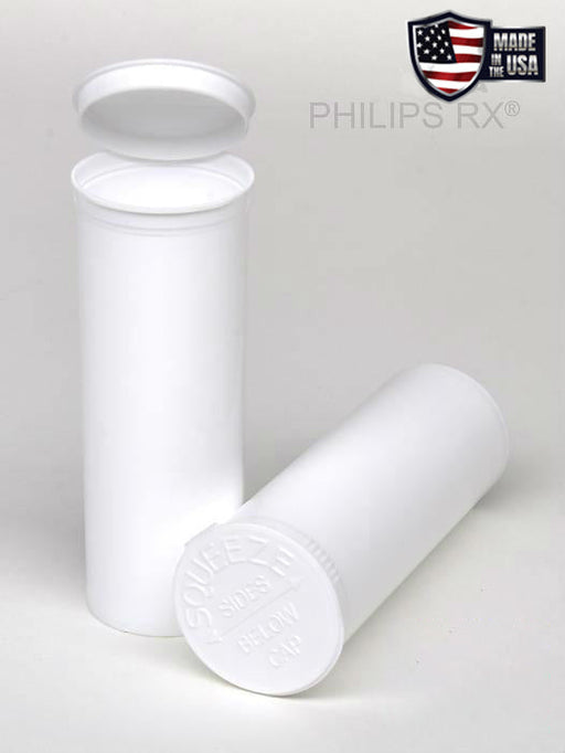 Philips RX Pop Top White Bundle - (13 Dram, 19 Dram, 30 Dram, 60 Dram, & 116mm Joint Tubes)-